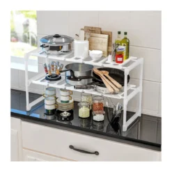 2 Ripiani Mensole Estensibile Cucina Macchina Caffe
