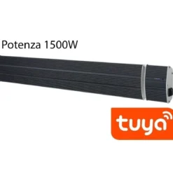 Riscaldatore a Infrarossi WiFi 1500W Stufa con Telecomando da Esterno