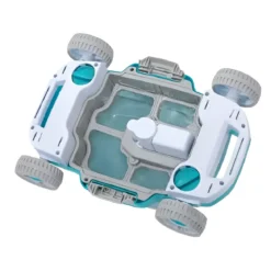 Robot per Piscina Cordless Ricaricabile Pulizia Automatica con Sensore