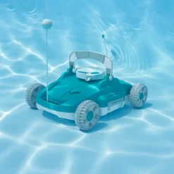 Robot per Piscina Cordless Ricaricabile Pulizia Automatica con Sensore