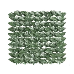 4 Rotoli 1x3 Siepe Sintetica Finta Lauro Arella Recinzione Balcone Artificiale