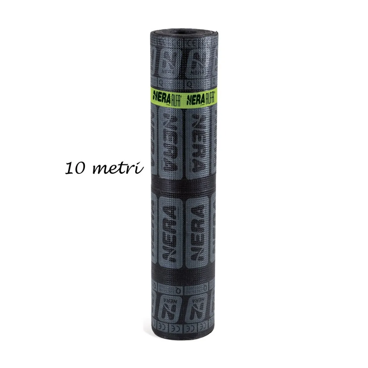 Rotolo Guaina Poliestere 10 mt Bituminosa 4kg/m2 Impermeabilizzante Tetti Bitume