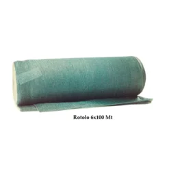 Rotolo Rete Ombreggiante Verde h 6 x100 Mt Terrazzo Balcone Giardino Frangivista