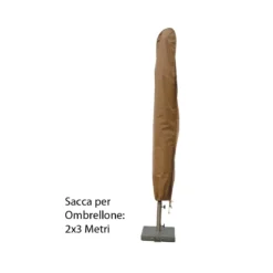 Sacca Custodia Copri Ombrellone 2x3 Palo Centrale da Esterno Giardino Telo