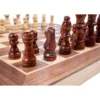 Scacchiera Pieghevole Deluxe in Legno Set Salvaspazio Richiudibile