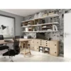 Scaffale Libreria Cubo 36x33x36 cm Componibile Legno Pino Portaoggetti