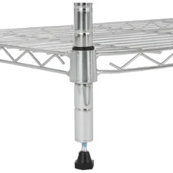 Scaffali 5 Ripiani 60x35 Metallo Cromato Stretto Scaffalature Officina Mensole