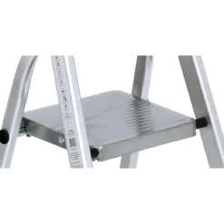 Scala 7 Gradini in Alluminio Domestica Soppalco Scalini Max 150kg Soffitta Casa