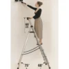 Scala in Alluminio Facal 5 gradini con Piattaforma e Portautensili