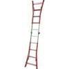 Scala Telescopica 4+4 Gradini Allungabile 3.7 mt Multiuso Scaletta Bricolage