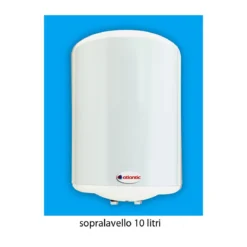 Scaldacqua Sopralavello 10 lt Scaldabagno Elettrico Cucina Boiler Scaldino Bagno