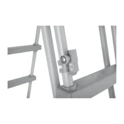 Scaletta di Sicurezza per Piscina Altezza 122 cm Bestway Gradini Esterni Acciaio