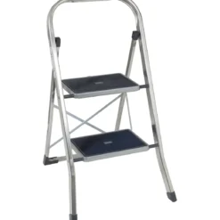 Scaletta Pieghevole 2 Gradini Antiscivolo Facal in Alluminio da Casa