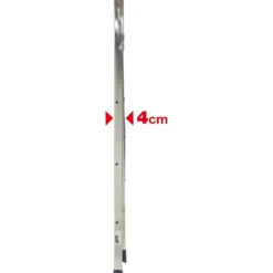 Scaletta Pieghevole 4 Gradini Antiscivolo Facal in Alluminio da Casa