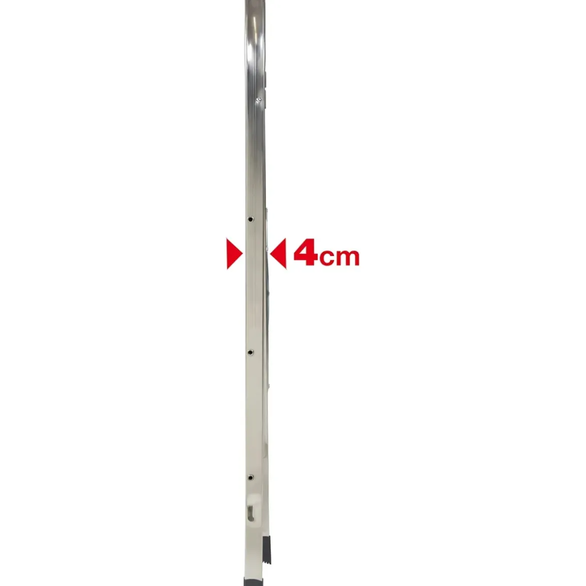 Scaletta Pieghevole 4 Gradini Antiscivolo Facal in Alluminio da Casa