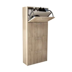 Scarpiera Olmo Slim a 4 Ante Ribalta Doppie Porta Scarpe Salvaspazio