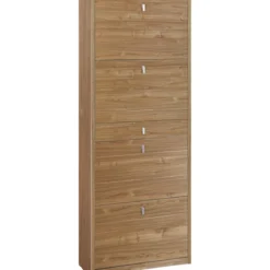 Scarpiera Slim Noce 4 Ante Ribalta Doppia con Cassetto Portascarpe Mobile