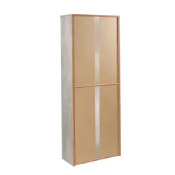 Scarpiera Slim Olmo 4 Ante Ribalta con Cassetto Porta Scarpe Mobile Kit in Legno