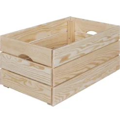 Scatola in Legno Organizzatore Frutta e Verdura Cassetta Impilabile