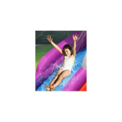 Scivolo Gonfiabile Castello Acquatico Gigante Squalo Vasca Palline Giochi Acqua