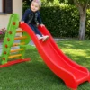Scivolo Grande per Bambini Scala 6 Gradini Plastica Giardino Esterno