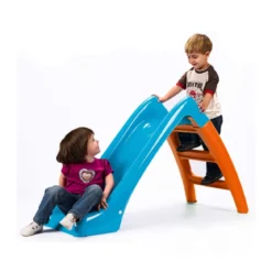 Scivolo in Plastica per Bambini da Giardino Basso Bimbi Piccoli