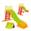 Scivolo Lungo 180cm Plastica Scaletta 5 Gradini h 110cm Innesto Acqua Giardino