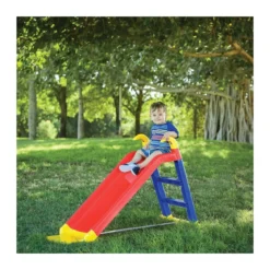 Scivolo per Bambini 78cm in Plastica Bimbi Scaletta da Esterno Giardino