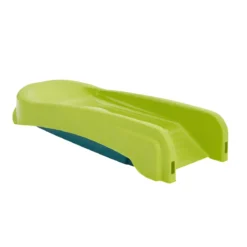 Scivolo per Bambini Pieghevole Salvaspazio a 3 Gradini in Plastica Verde
