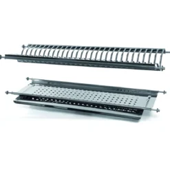 Scolapiatti da Incasso 76 cm Inox Vassoio Salvagocce Pensile Cucina