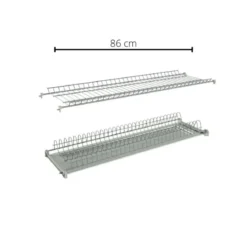 Scolapiatti per Cucina a Incasso Colapiatti 90 cm Organizzatore Piatti