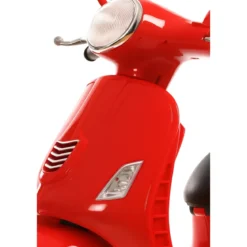 Scooter Elettrico per Bambini Happy Rosso Doppia Velocità e MP3