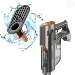 Scopa Elettrica 600W Senza Sacco con Filtro HEPA e Tubo Telescopico