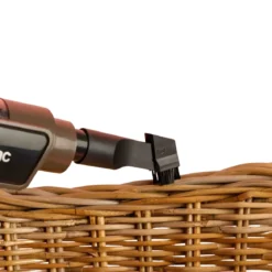 Scopa Elettrica 600W Senza Sacco con Filtro HEPA e Tubo Telescopico