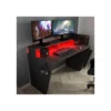 Scrivania da Gaming 130cm con luci a led e porta cuffie