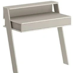 Scrivania da Parete con Cassetto Beige Cashmere Salvaspazio per Studio