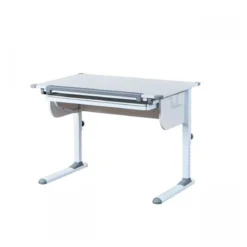 Scrivania Inclinabile e Regolabile in Altezza Tavolo da Disegno Bianco