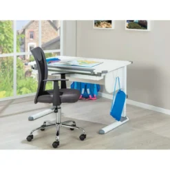 Scrivania Inclinabile e Regolabile in Altezza Tavolo da Disegno Bianco
