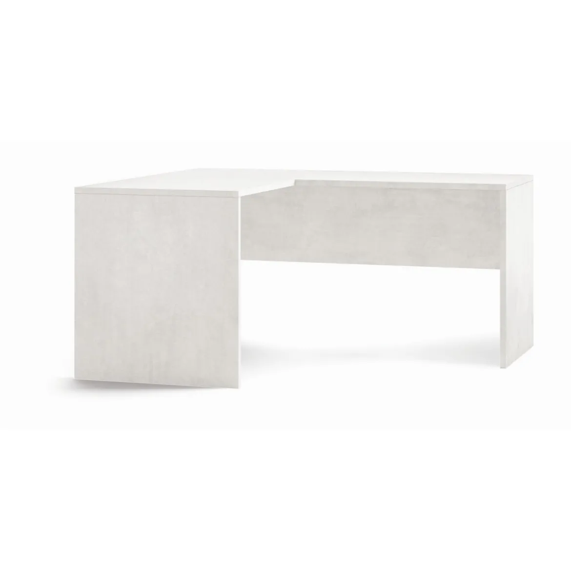 Scrivania Legno Angolare Sinistra Bianco Moderna Angolo Ufficio Studio