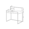 Scrivania Moderna Rovere 100x60 con Cassetto da Ufficio in Legno
