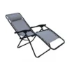 Sdraio relax Basculante Grigio con Braccioli Spiaggia Giardino