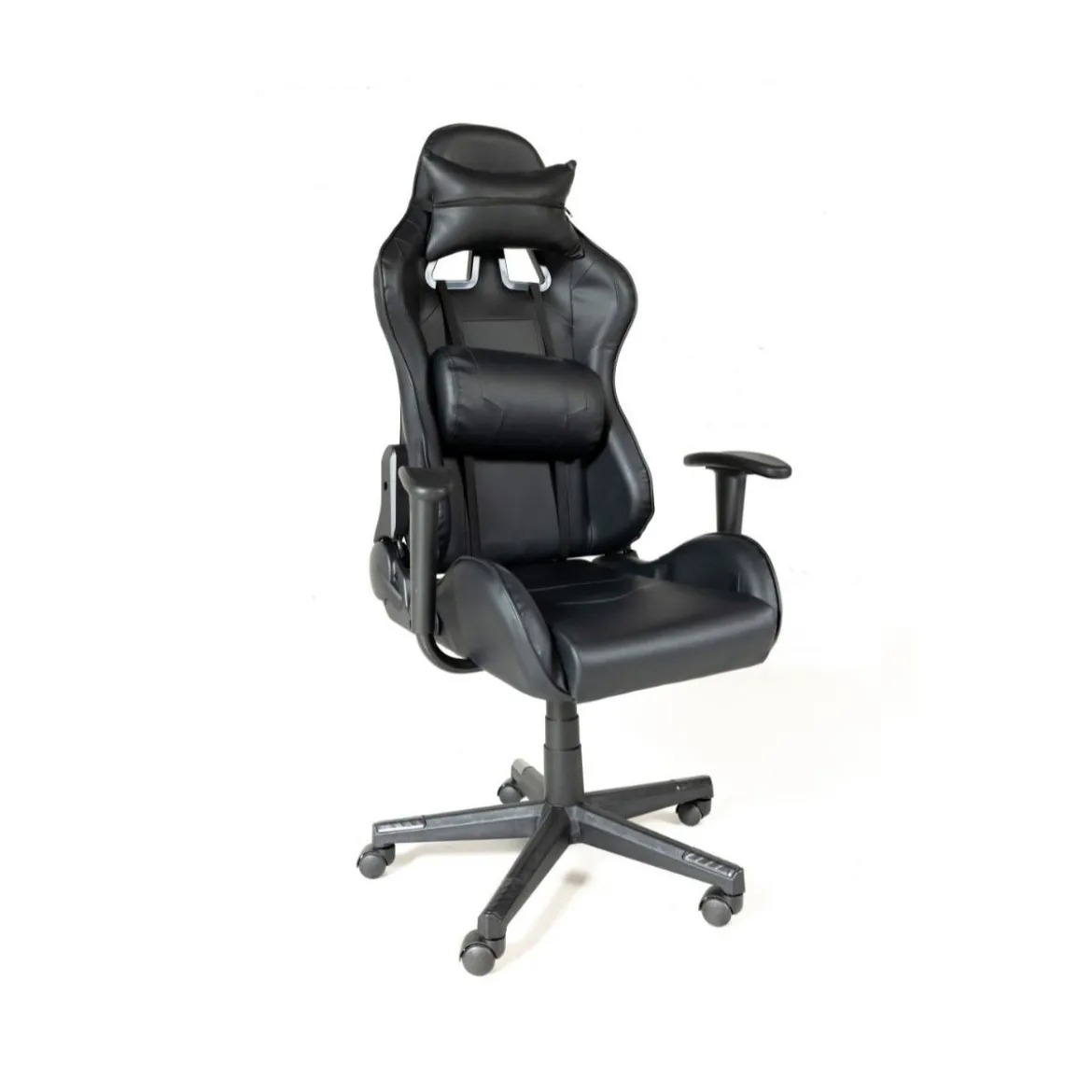 Sedia da Gaming Oscillante Colore Nero Telaio in Acciaio