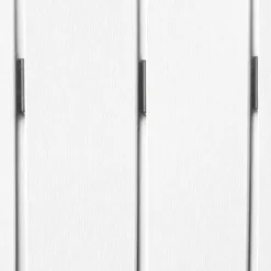 Sedia da Giardino Poltrona Keter Bianco Effetto Legno Porta Bicchiere