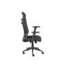 Sedia da Ufficio Nera in Rete Ergonomica con Ruote