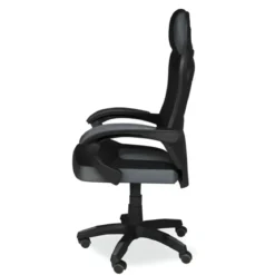 Sedia Gaming Ergonomica Nero Poggiapiedi Estensibile e Rete Traspirante