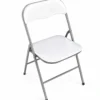 Sedia Pieghevole da Cucina Salvaspazio Bianco Opaco 44x45x78 cm