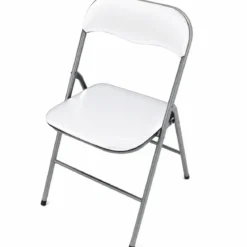 Sedia Pieghevole da Cucina Salvaspazio Bianco Opaco 44x45x78 cm