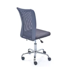 Sedia Poltrona Ufficio Ruote Scrivania Girevole Arredo Camera Grigio Cameretta