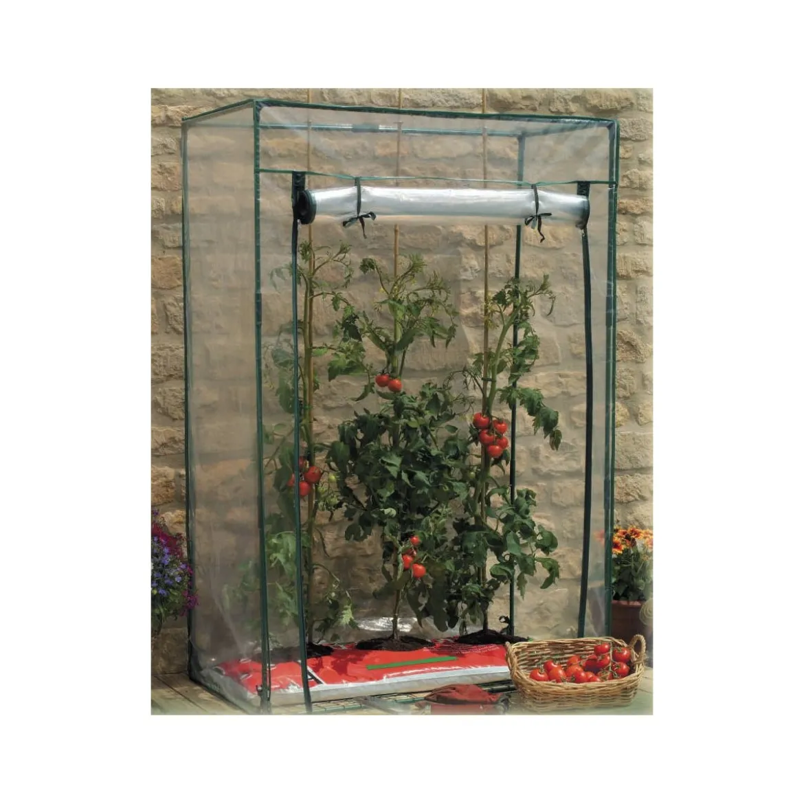 Serra Inverno per Piante Fiori Orto fai da Te Pomodori Telo PVC Giardino Balcone