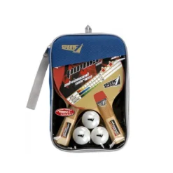 Set Advance Ping Pong 2 Racchette 3 Palline Tennis da Tavola con Borsetta Gioco
